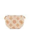 Guess- Izzy Logo Mini Crossbody (Orange/Bright Orange Selected)