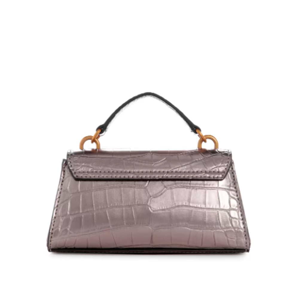 Guess- Enisa Micro Mini Crossbody (Pewter)