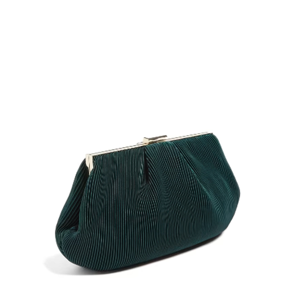 Guess- Brielle Satin Clutch (Green)