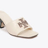 Tory Burch- Eleanor Pave Mule Sandal - New Ivory