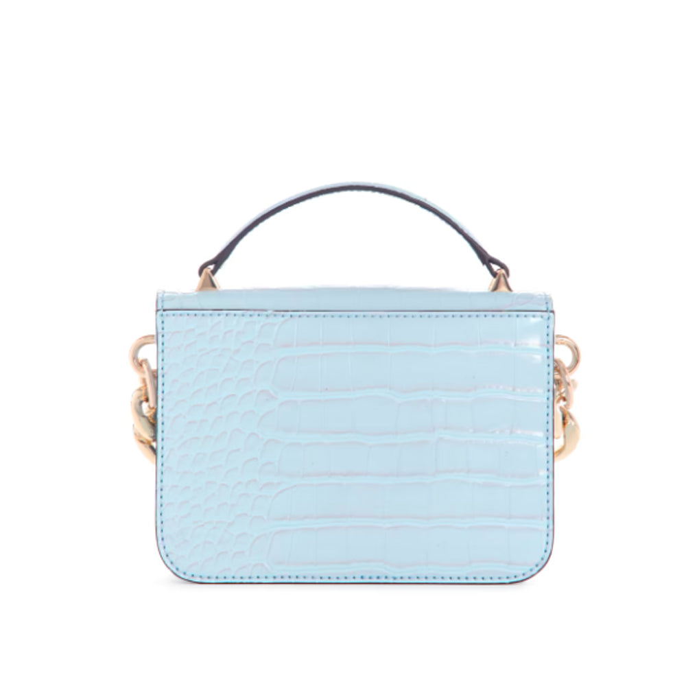 Guess- Retour Mini Top Handle Crossbody (Powder Blue) – Amreki