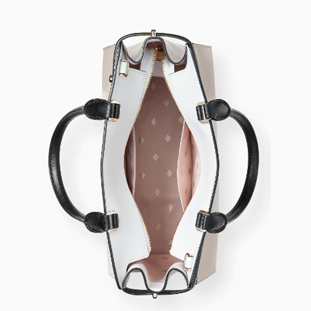 Kate Spade- Staci Medium Satchel (Warm Beige Multi)