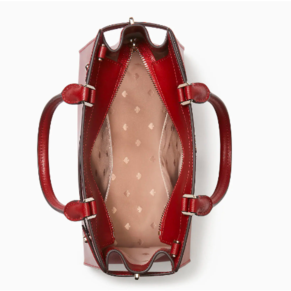 Kate Spade- Staci Medium Satchel (Red Currant)