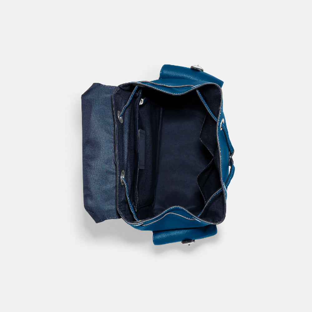 coach f36811 men's hudson backpack Coach- Hudson Backpack (True Blue/Silver) – Amreki