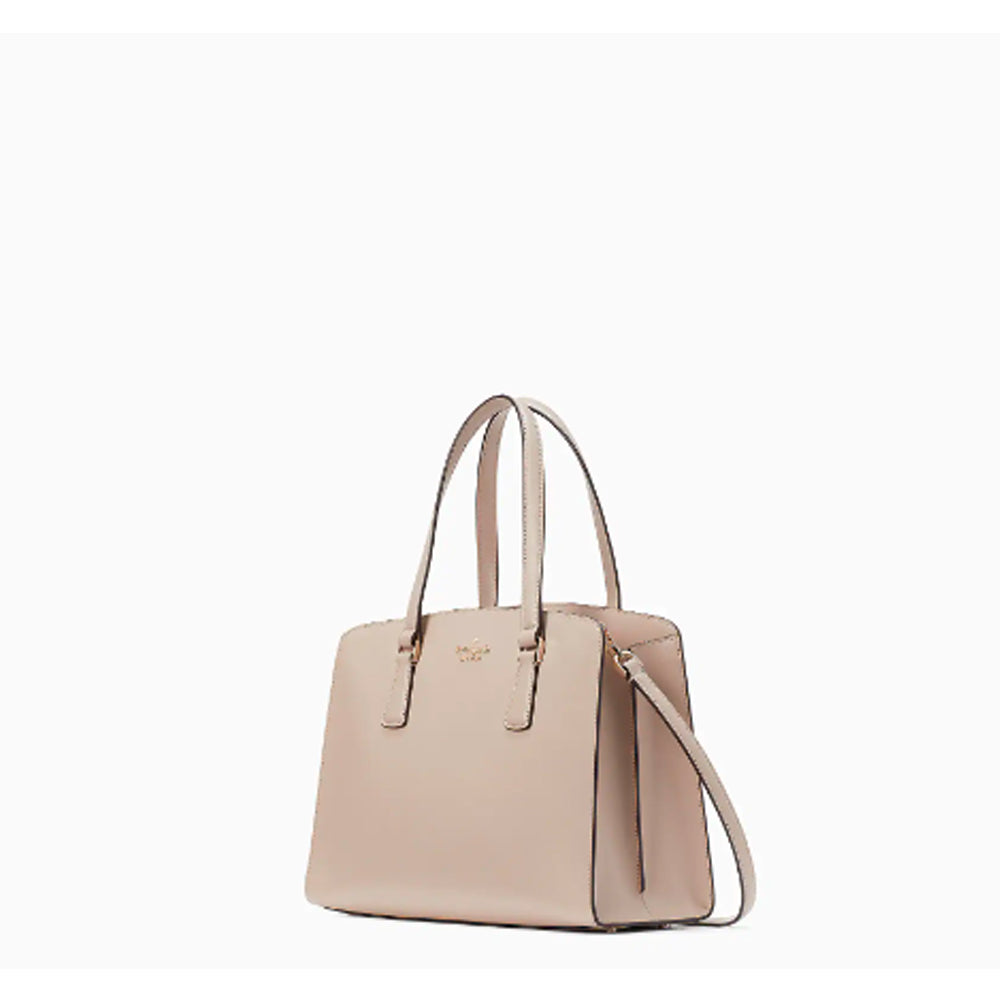 Kate Spade- Perry Leather Medium Satchel (Tusk)