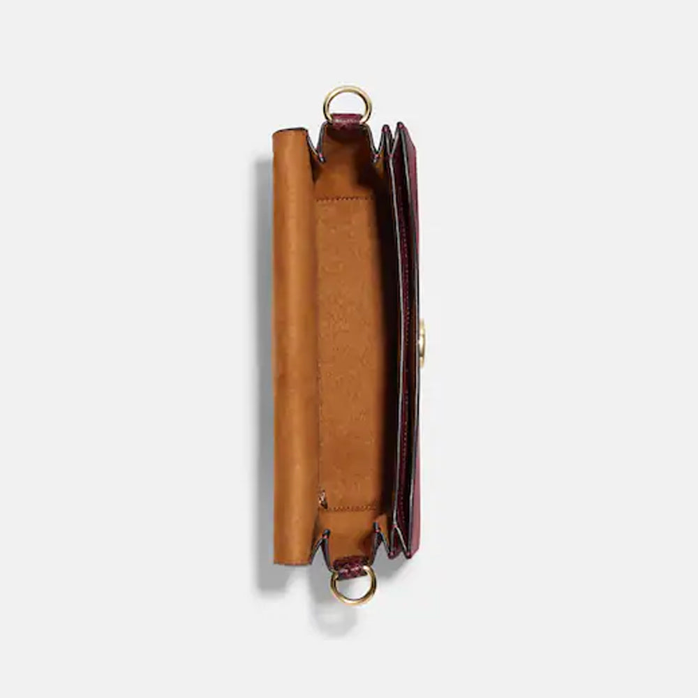 Coach- Morgan Shoulder Bag - Gold/Black Cherry Multi