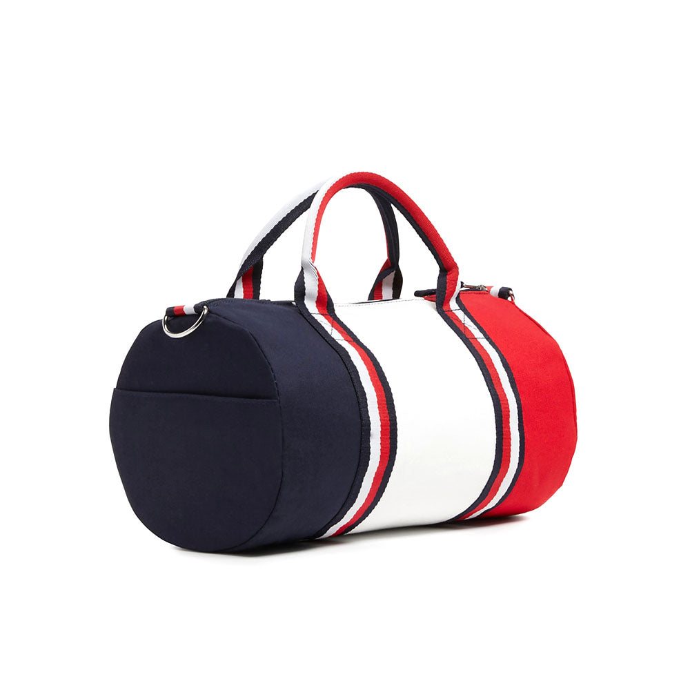 تومي هيلفيغر- آبل أحمر / سكاي كابتن / أبيض ناصع حقيبة TH Kids Patriot Duffel