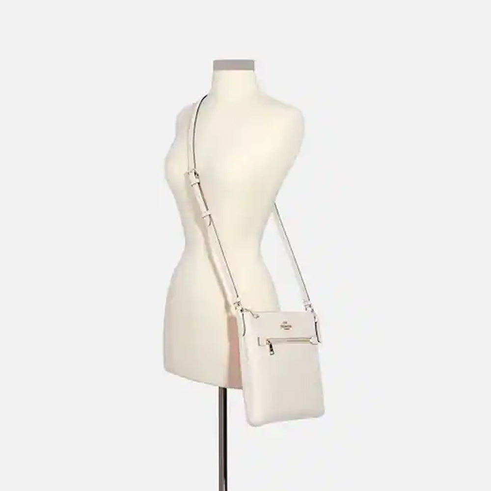 Coach- Rowan File Bag - Gold/Chalk