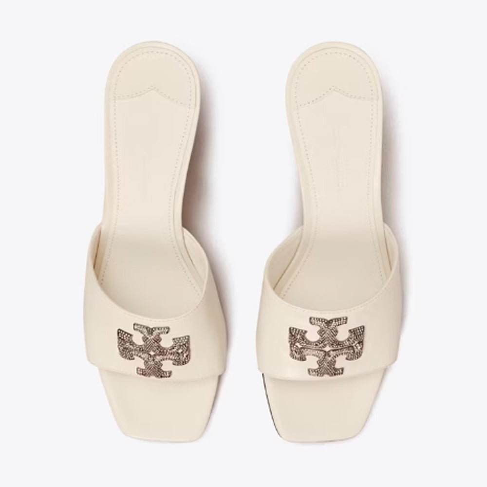 Tory Burch- Eleanor Pave Mule Sandal - New Ivory