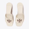 Tory Burch- Eleanor Pave Mule Sandal - New Ivory