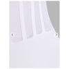 Zaful- Mesh Panel Corset Detail Snap Crotch Bustier Bodysuit - White