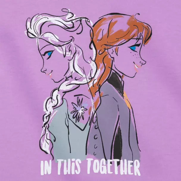 Disney Store- Anna and Elsa Fashion T-Shirt for Girls – Frozen