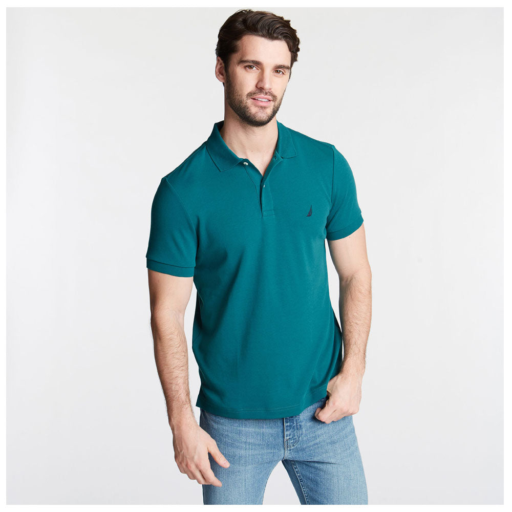 NAUTICA- SLIM FIT INTERLOCK POLO