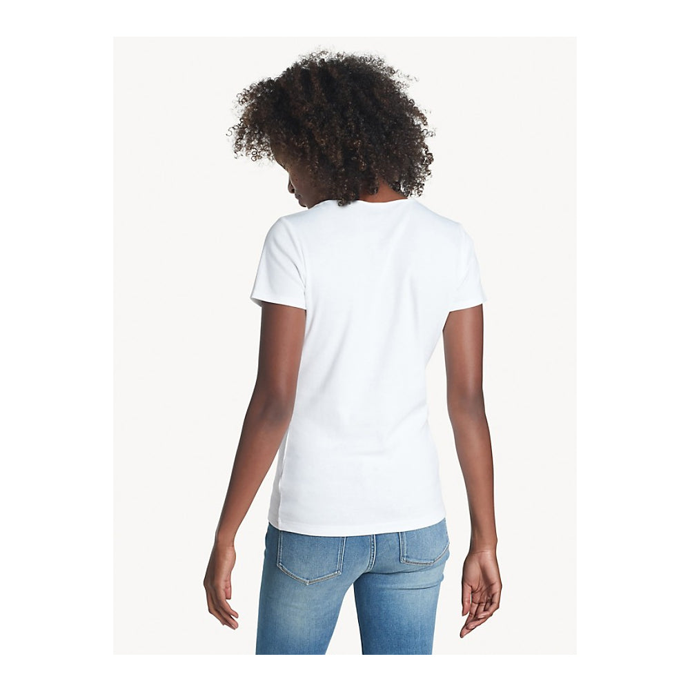 Tommy Hilfiger- ESSENTIAL SPLIT-NECK T-SHIRT