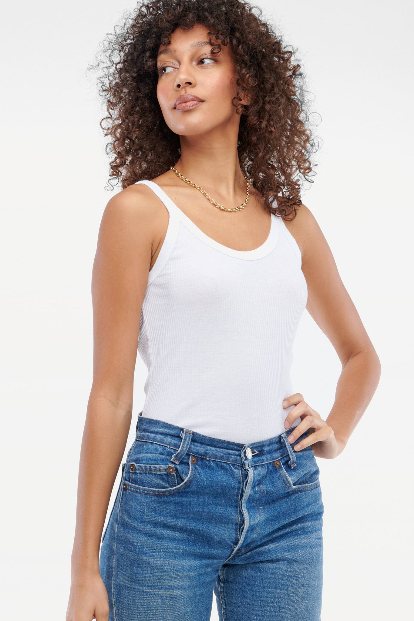 Lacausa-MAYA TANK ( WHITEWASH)