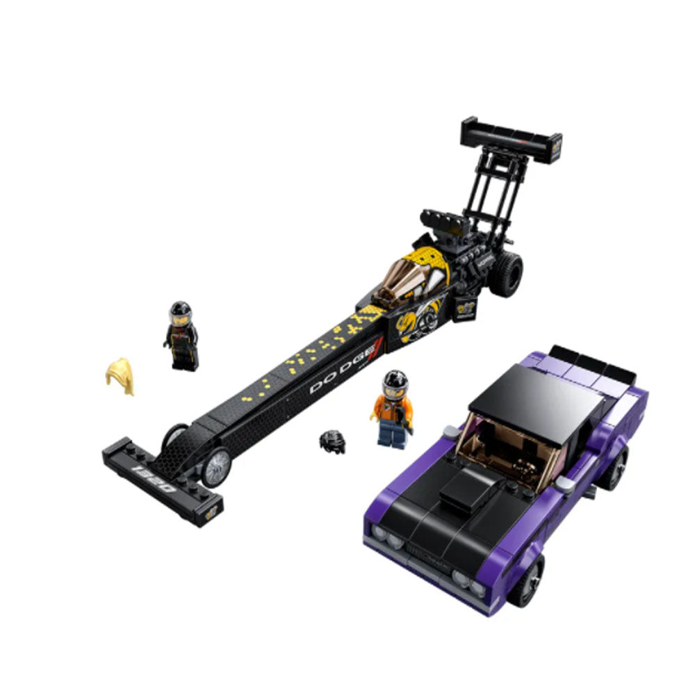 Lego- Mopar Dodge//SRT Top Fuel Dragster and 1970 Dodge Challenger T/A