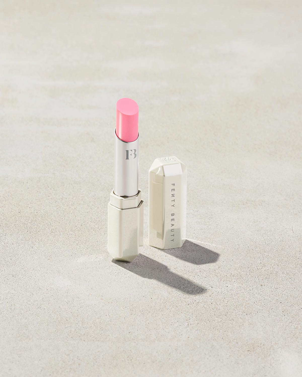 Fenty Beauty- SLIP SHINE SHEER SHINY LIPSTICK ($uga Kiss Bubblegum Pink)