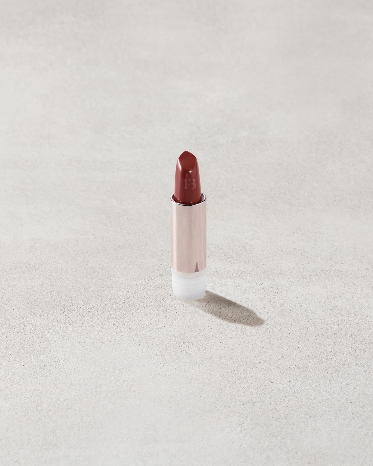 Fenty Beauty- FENTY ICON THE FILL SEMI-MATTE REFILLABLE LIPSTICK (Flaunty Auntie - Mahogany Nude)