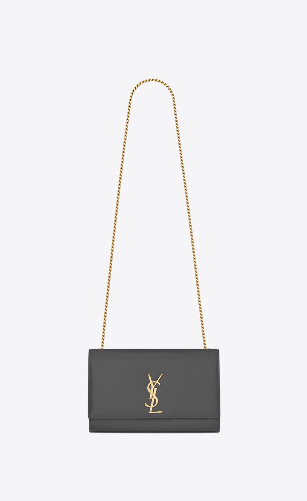 Yves Saint Laurent- KATE MEDIUM CHAIN BAG IN GRAIN DE POUDRE LEATHER
