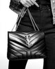 Yves Saint Laurent- LOULOU SMALL CHAIN BAG IN MATELASSÉ "Y" LEATHER