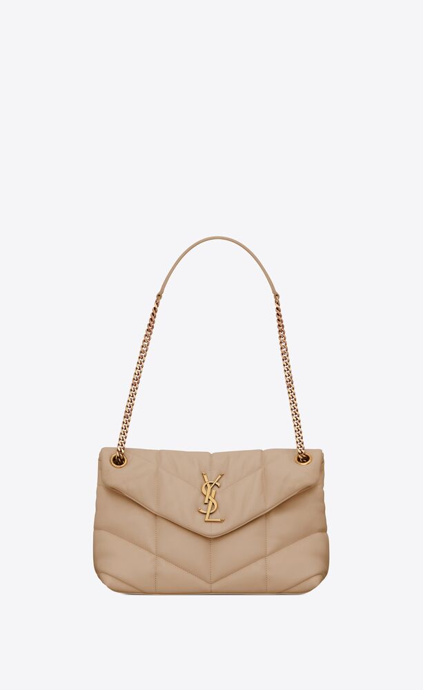 Yves Saint Laurent- PUFFER SMALL CHAIN BAG IN QUILTED LAMBSKIN