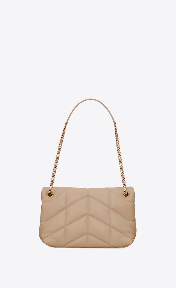 Yves Saint Laurent- PUFFER SMALL CHAIN BAG IN QUILTED LAMBSKIN