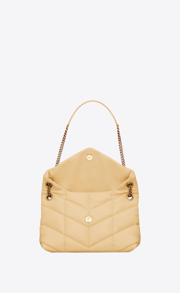 Yves Saint Laurent- PUFFER SMALL CHAIN BAG IN QUILTED LAMBSKIN