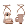 Ninewest- Nevr Ankle Strap Wedge Sandals (BARELY NUDE)