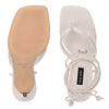 Ninewest- Terrie Ankle Wrap Heeled Sandals (WHITE)