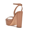 Ninewest- Uknow Platform Dress Sandals (LIGHT TAN)