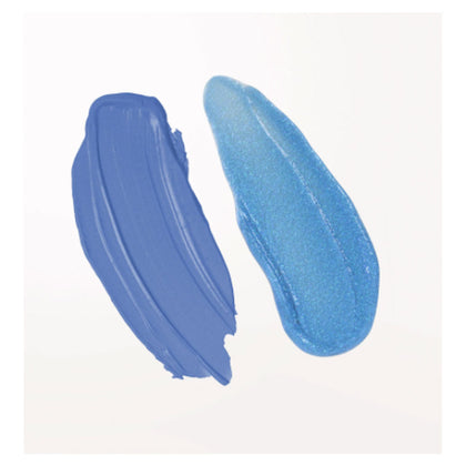 Stilacosmetics- Double Dip Suede Shade & Glitter & Glow Liquid Eye Shadows (Blue Jean)