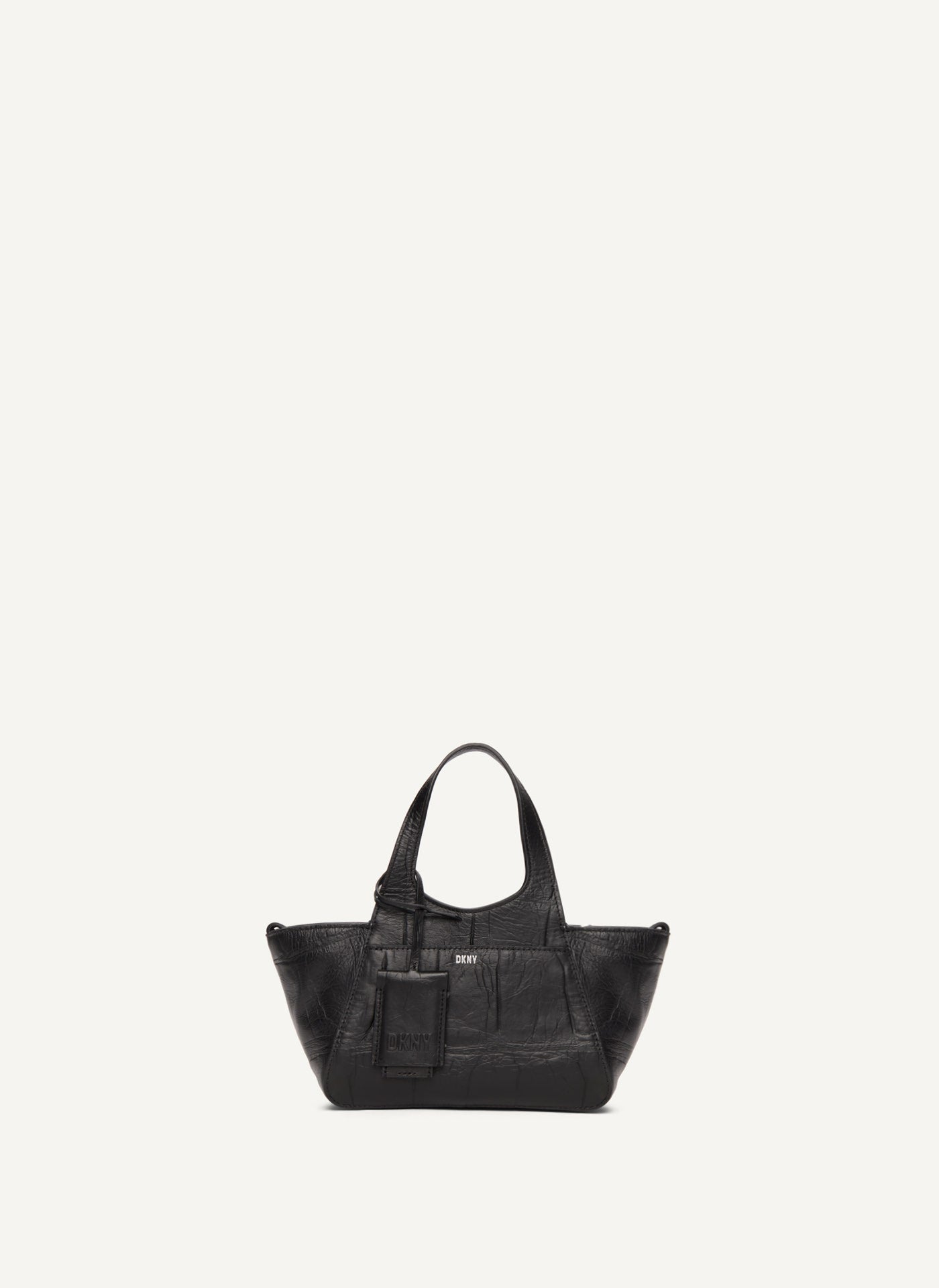 DKNY- The Croc Mini Effortless Tote - Black
