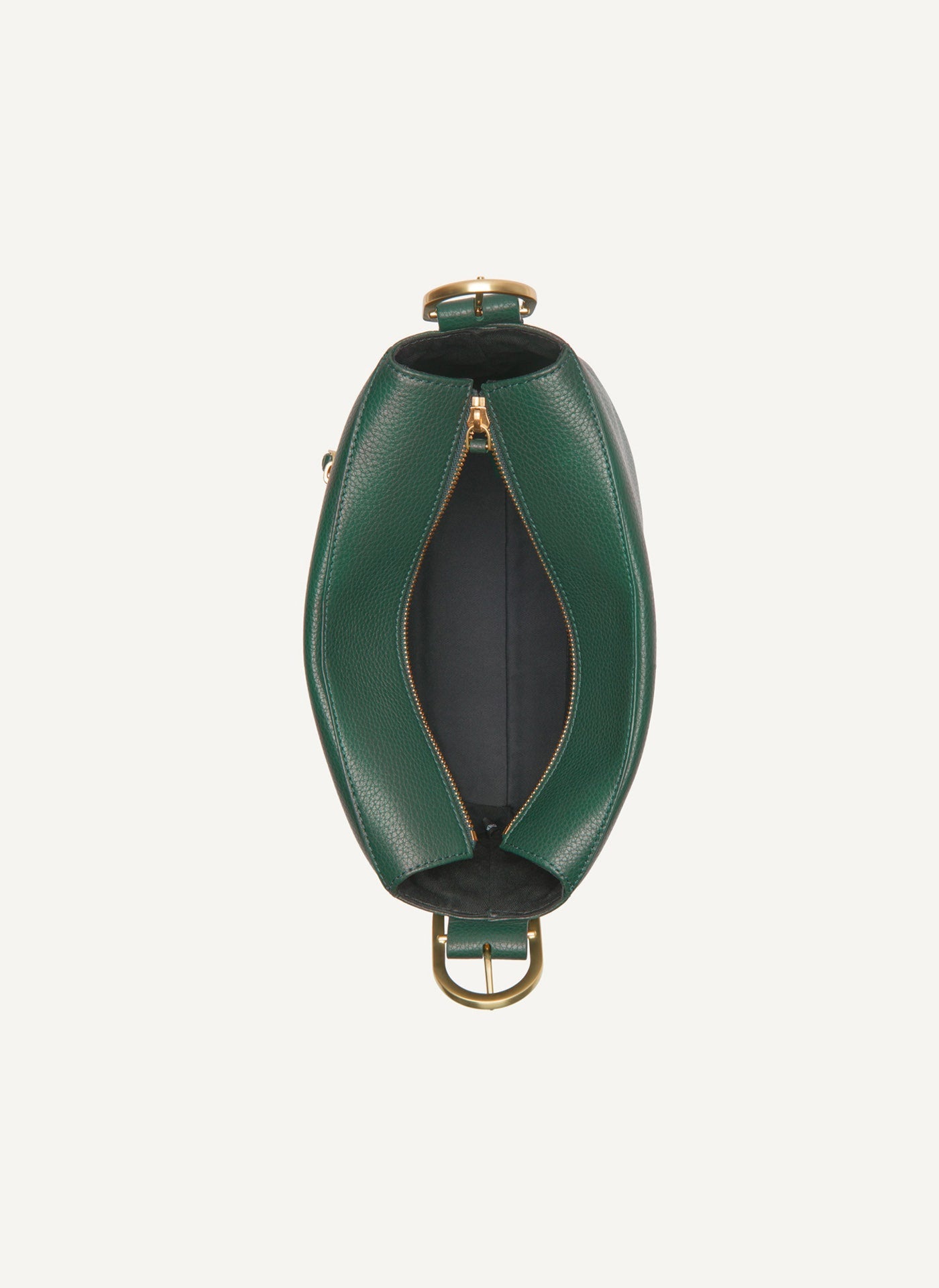 DKNY- Medium Buckle Bag - Gianni Green