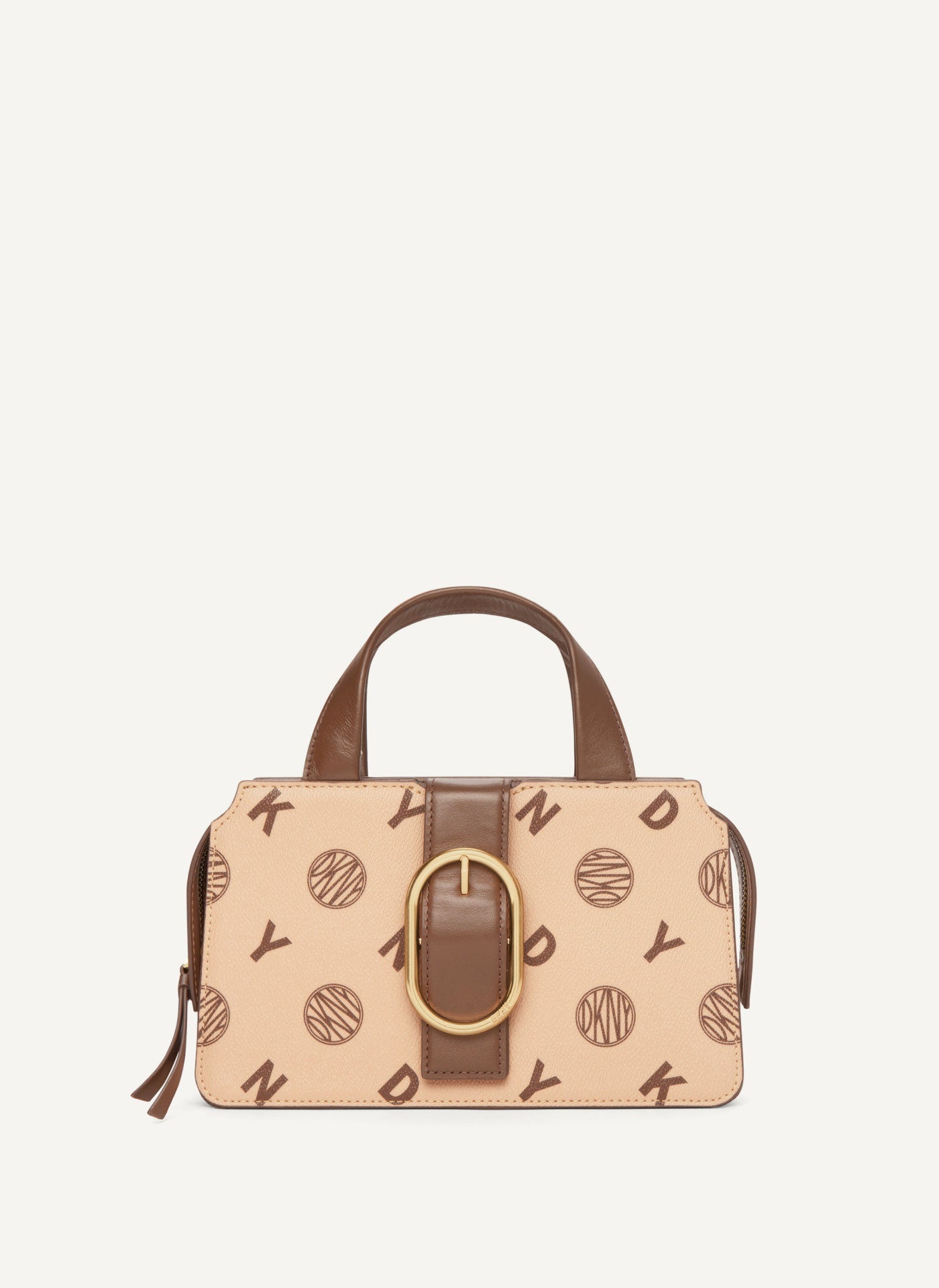 DKNY- Logo Buckle Bag - Chino/Brown