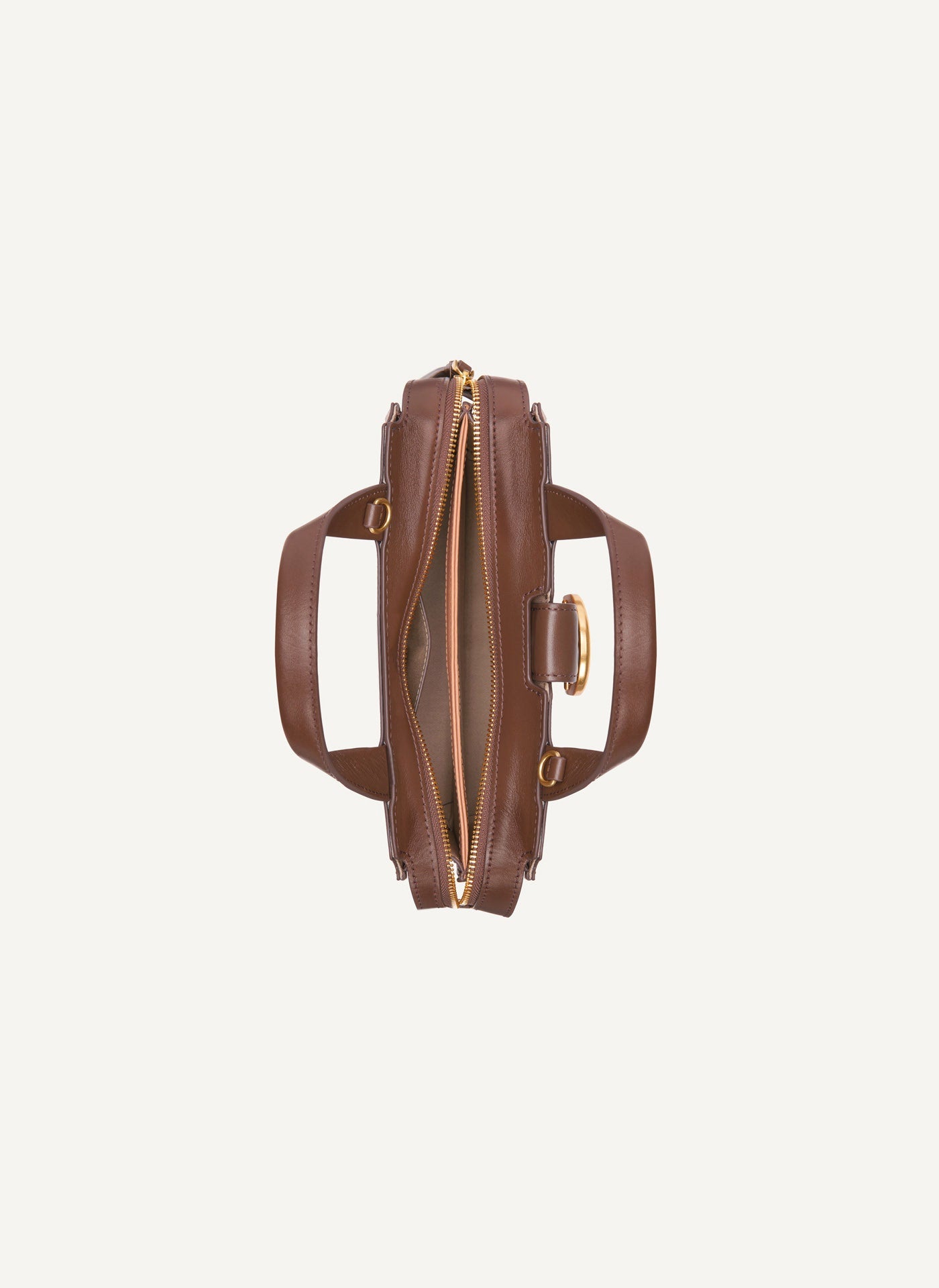 DKNY- Logo Buckle Bag - Chino/Brown