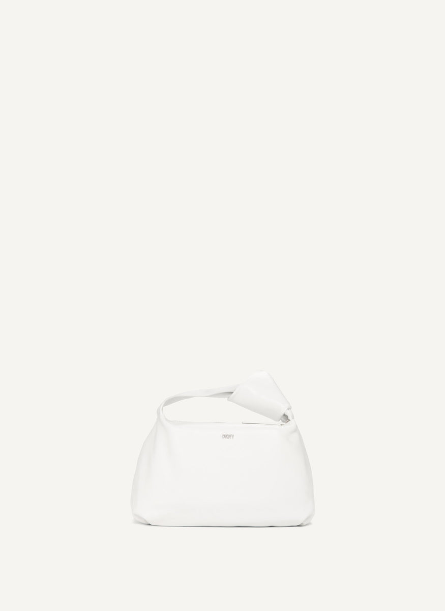 DKNY- Mini Modernist Knot Bag - White – Amreki