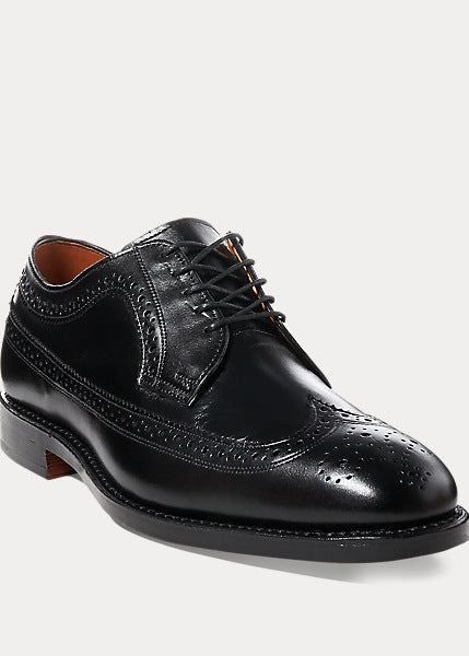 Polo Ralph Lauren- Brenton Leather Wingtip (Black) – Amreki
