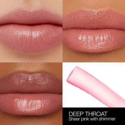 Nars- Afterglow Lip Balm - DEEP THROAT (Sheer Pink With Shimmer)