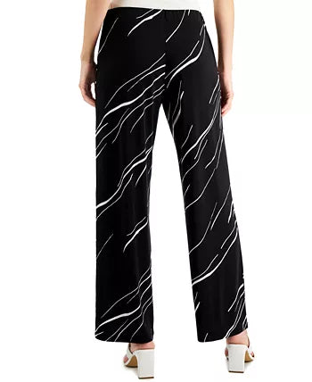 Macy's- Women's Printed Wide-Leg Pants, Created for Macy's