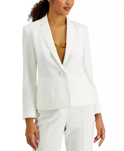 Macy's- Crepe One-Button Blazer