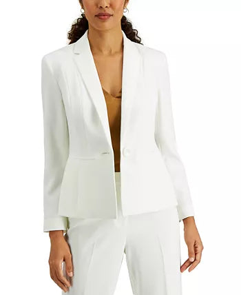 Macy's- Crepe One-Button Blazer