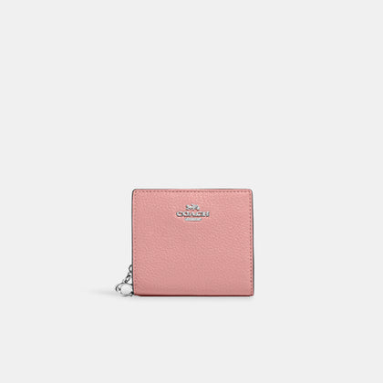 Coach- Snap Wallet (Silver/Light Pink)