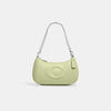 Coach- Teri Shoulder Bag With Signature Quilting (Silver/Pale Lime)