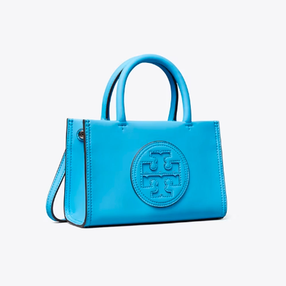 【送料&関税込】Tory Burch ella Light Blue Cotton Bag Tory Burch - Ella tote Light Blue - The Corner