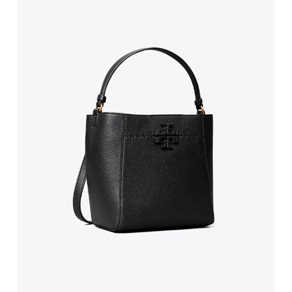 Tory Burch- Small McGraw Bucket Bag (Black)