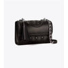 Tory Burch- Small Fleming Convertible Shoulder Bag (Black / Silver)