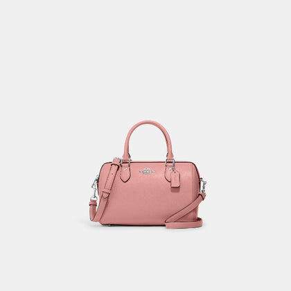 Coach- Rowan Satchel (Silver/Light Pink)