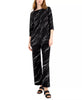 Macy's- Women's Printed Wide-Leg Pants, Created for Macy's