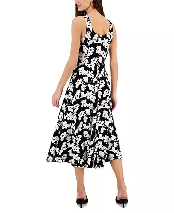 Macy's- Women's Printed Sleeveless Midi Dress, Created for Macy's