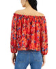 Macy's- Women's Printed Off-The-Shoulder Blouse, Created for Macy's